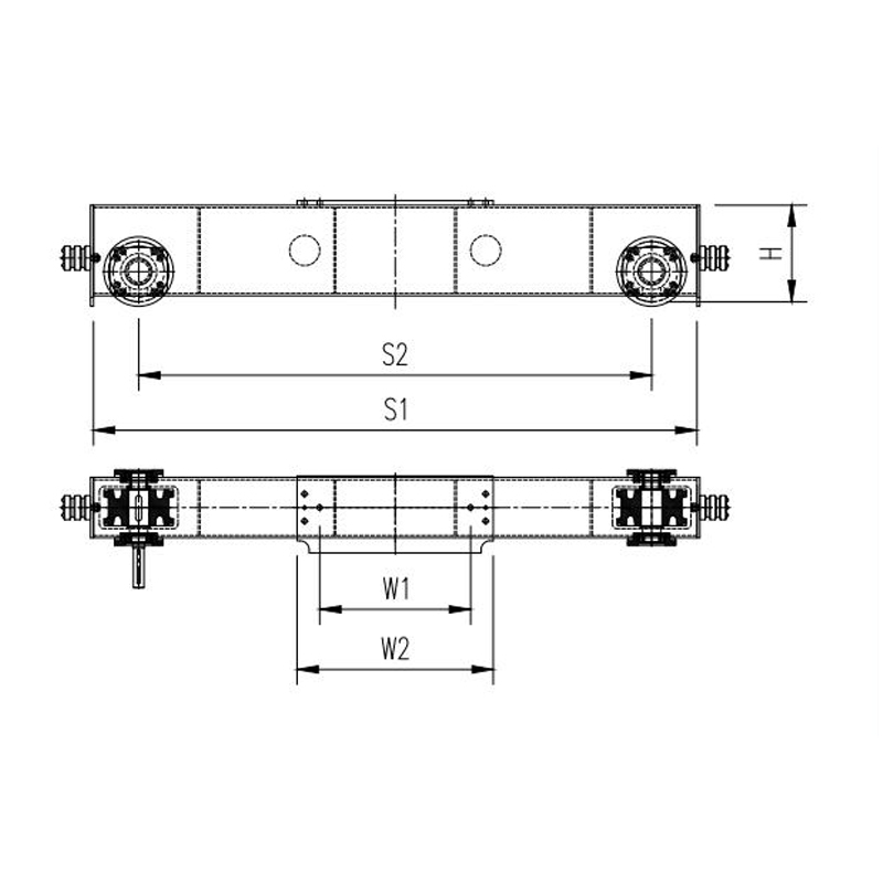 Carrello terminale della gru